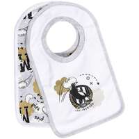 Image of Collingwood Magpies Baby Cloud 2Pk Bibs