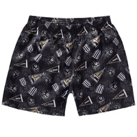 Image of Collingwood Magpies Adults Satin Boxer Shorts
