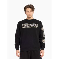 Collingwood Magpies Mens Multi Logo Crew