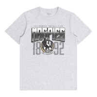 Collingwood Magpies Youths Grey Supporter Tee