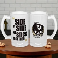 Collingwood Frosted Stein Glass