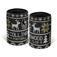Collingwood Magpies Xmas Stubby Holder