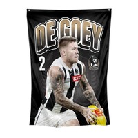 Image of Collingwood Magpies Jordan De Goey Wall Flag