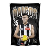 Image of Collingwood Magpies Nick Daicos Wall Flag