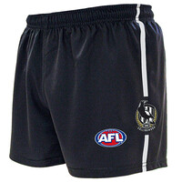 Collingwood Magpies Mens Logo Footy Shorts