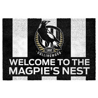 Collingwood Magpies Printed Door Mat