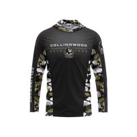 Collingwood Magpies Youths Hooded Fishing Shirt