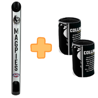 Collingwood Magpies Stubby Holder Dispenser Bonus Pack