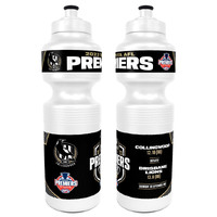 Image of Collingwood Magpies 2023 Premiers Score Plastic Drink Bottle