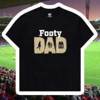 Image of Collingwood Magpies Mens Footy Dad Tee