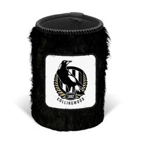 Collingwood Magpies Fluffy Stubby Holder
