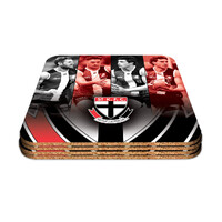 St Kilda Saints Set of Four Player Coaster
