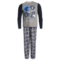 Carlton Blues Youths Long Sleeve Pyjama Set