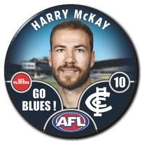 Carlton Blues 2025 Player Pin Badge - MCKAY