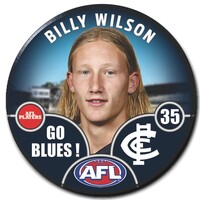 Carlton Blues 2025 Player Pin Badge - WILSON