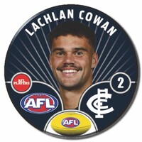 Carlton Blues 2026 Player Pin Badge - COWAN