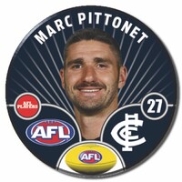 Carlton Blues 2026 Player Pin Badge - PITTONET