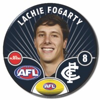 Carlton Blues 2026 Player Pin Badge - FOGARTY