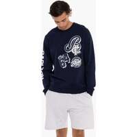 Carlton Blues Mens Patchwork Crew