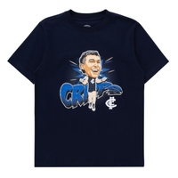 Image of Carlton Blues Patrick Cripps Youths Henrik Tee