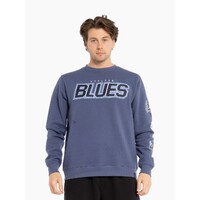 Carlton Blues Mens Multi Logo Crew