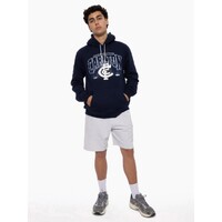 Carlton Blues Mens Wordmark Hood