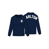 Carlton Blues Mens Club Long Sleeve Tee