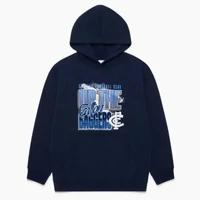 Carlton Blues Youth Carn Graphic Hood