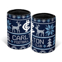 Carlton Blues Xmas Stubby Holder