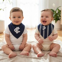 Carlton Blues Baby Game Day Dribble Bibs 2-Pack