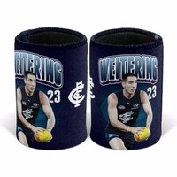 Carlton Blues Jacob Weitering Stubby Holder