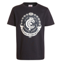 Carlton Blues Youths Basics Logo T-Shirt 