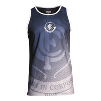 Carlton Blues Mens Premium Training Singlet