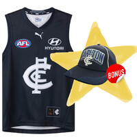 Carlton Blues Puma Adults Home Guernsey + Free Cap