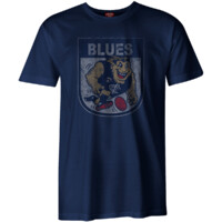 Carlton Blues Mens 90's Retro Mascot Tee