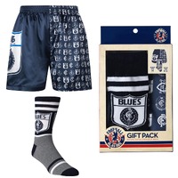Image of Carlton Blues Mens Boxer Shorts & Socks Set