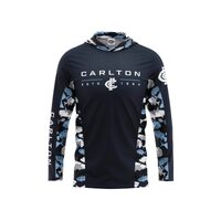 Carlton Blues Youths Hooded Fishing Shirt