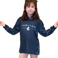 Carlton Blues Youths Reef Runner Collared Fishing Shirt