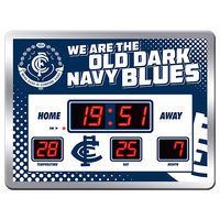 Carlton Blues LED Scoreboard Clock
