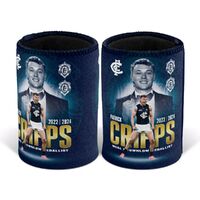Carlton Blues Patrick Cripps 2024 Brownlow Stubby Holder