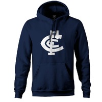 Carlton Blues Mens Logo Hood