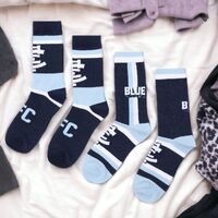 Image of Carlton Blues 2-Pack Mens Club Socks
