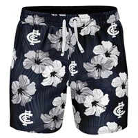 Carlton Blues Aloha Hawaiian Swim Shorts