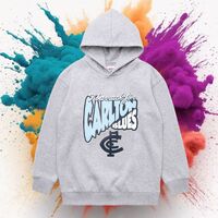 Carlton Blues Youths Footy Hood
