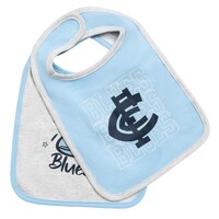 Carlton Blues Baby 2-Pack Bibs