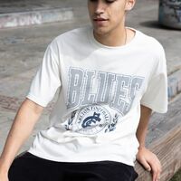 Carlton Blues Mens Arch Graphic Tee Natural