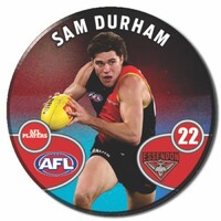 Essendon Bombers 2026 Player Action Badge - DURHAM