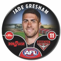 Essendon Bombers 2025 Player Pin Badge - GRESHAM