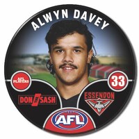 Essendon Bombers 2025 Player Pin Badge - DAVEY