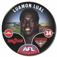 Essendon Bombers 2025 Player Pin Badge - LUAL